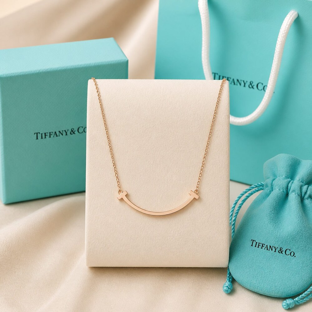 TIFFANY&CO Timeless Necklace Style 3 | New with Box - Picture 5 of 9
